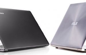 The Lenovo U300S (on the left) and the Asus Zenbook UX31 (right)