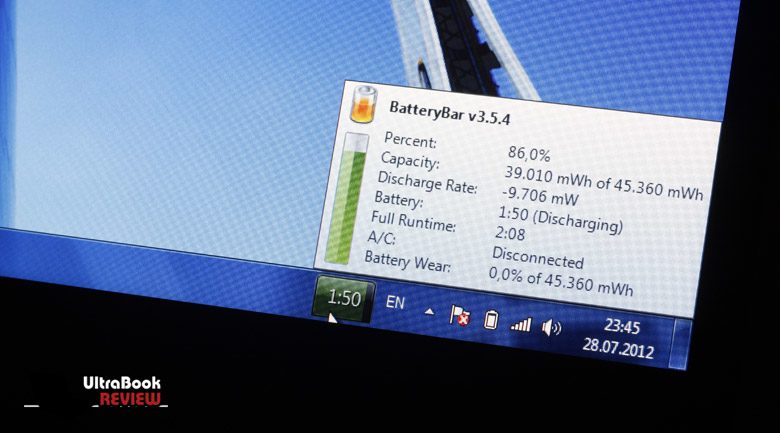 Battery life during average use is a bit under par