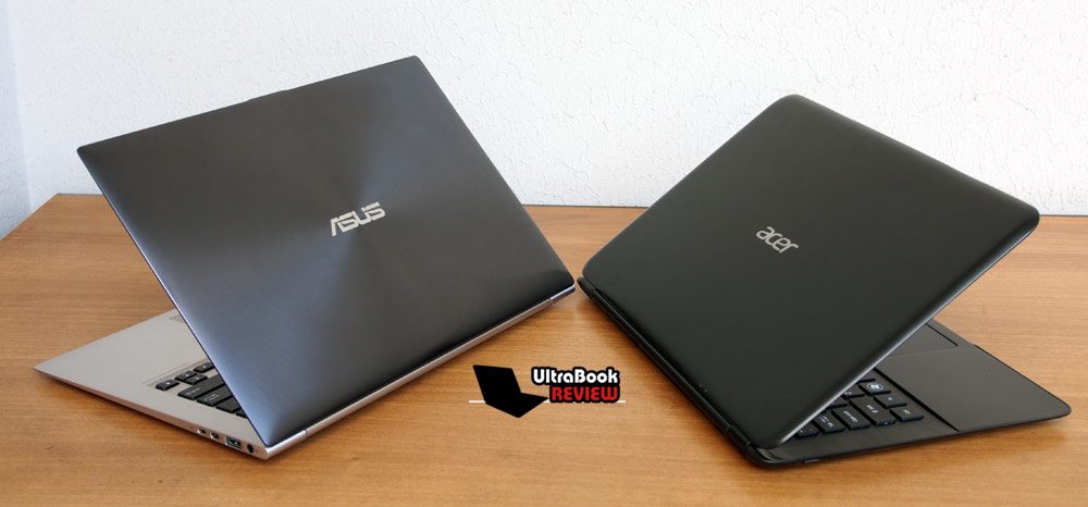 Both are lookers, but the Asus is a bit more extravagant, while the Acer seems rather dull