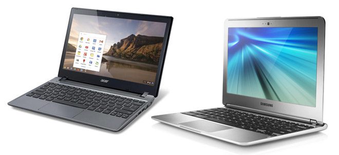 The 11.6 inch Acer and Samsung Chromebooks are excellent mini laptops for the money