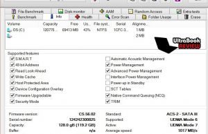 hdtune ssd info