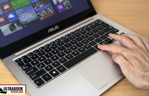 The keyboard and trackpad we're already used with on Zenbooks