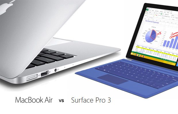 surface pro macbook air