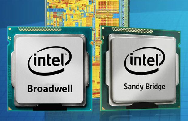 When it coems to raw CPU power, the Broadwell U Core i7 processors barely outmatch the 4 years old SandyBridge M Core i7 CPUs
