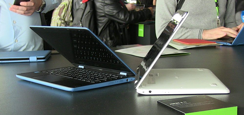 The Aspire R11 will be available in Blue or White
