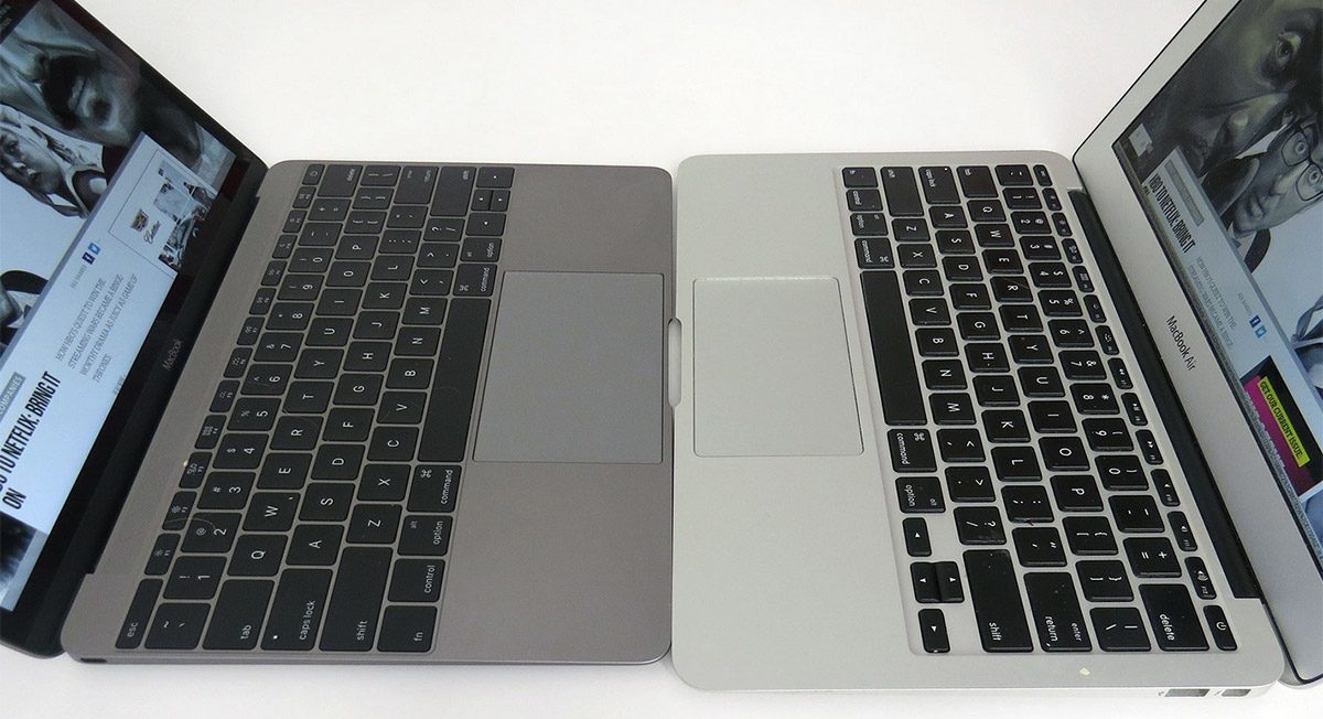 The Macbook Air 11 is only narrower bigger and heavier than the Macbook, but faster and more affordable - via