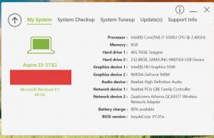 system info