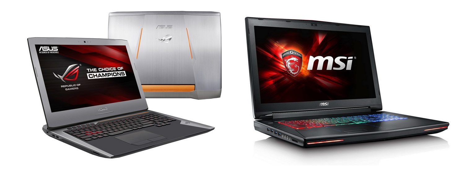The MSI GT72S and the Asus G752 are the Predator's main rivals