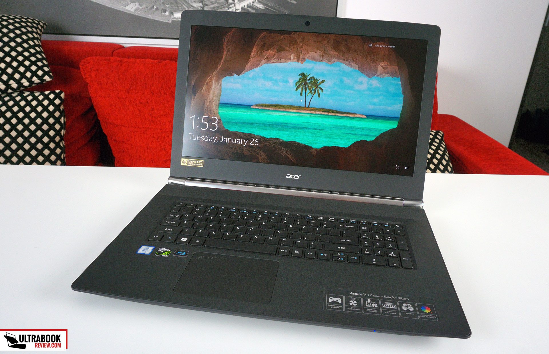 Acer Aspire V17 VN7-792G review - the 17-inch "Black Edition" laptop