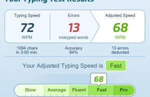 typing test