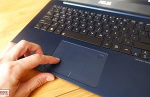 trackpad with fingerprint sensor