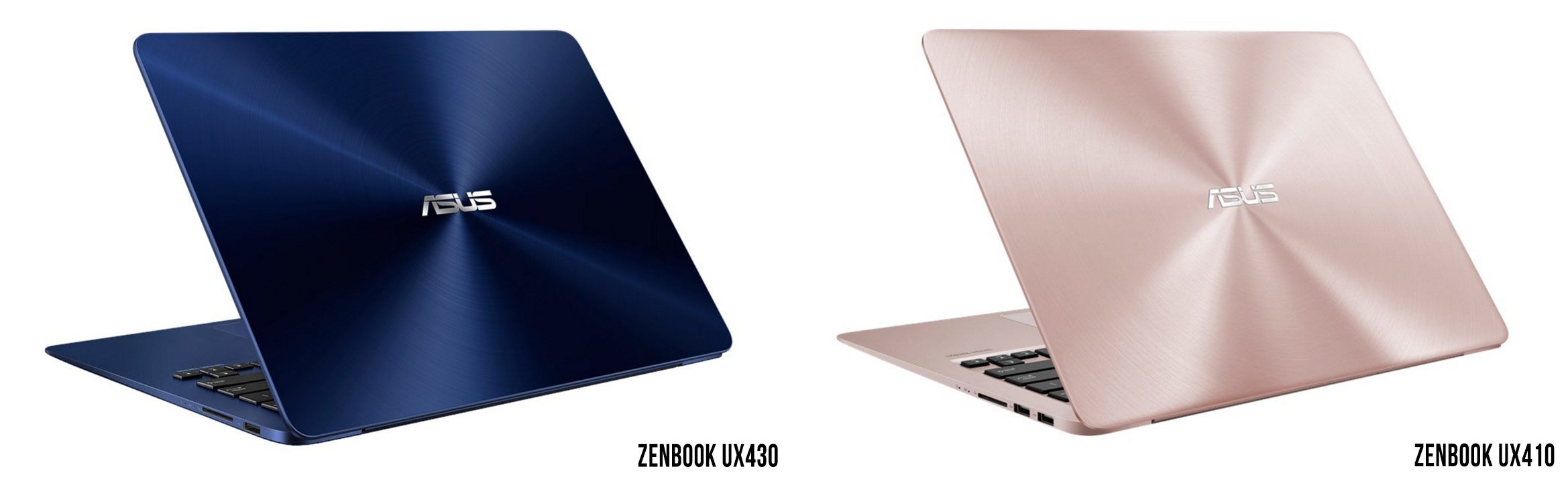 Asus Zenbook UX430 vs UX410 vs UX3410 - what sets these apart
