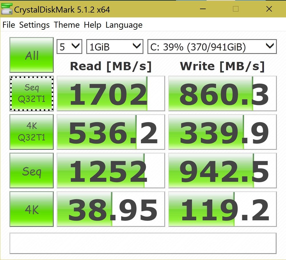 The Toshiba drive is between 1/3 and 1/2 the speed of the Samsung.