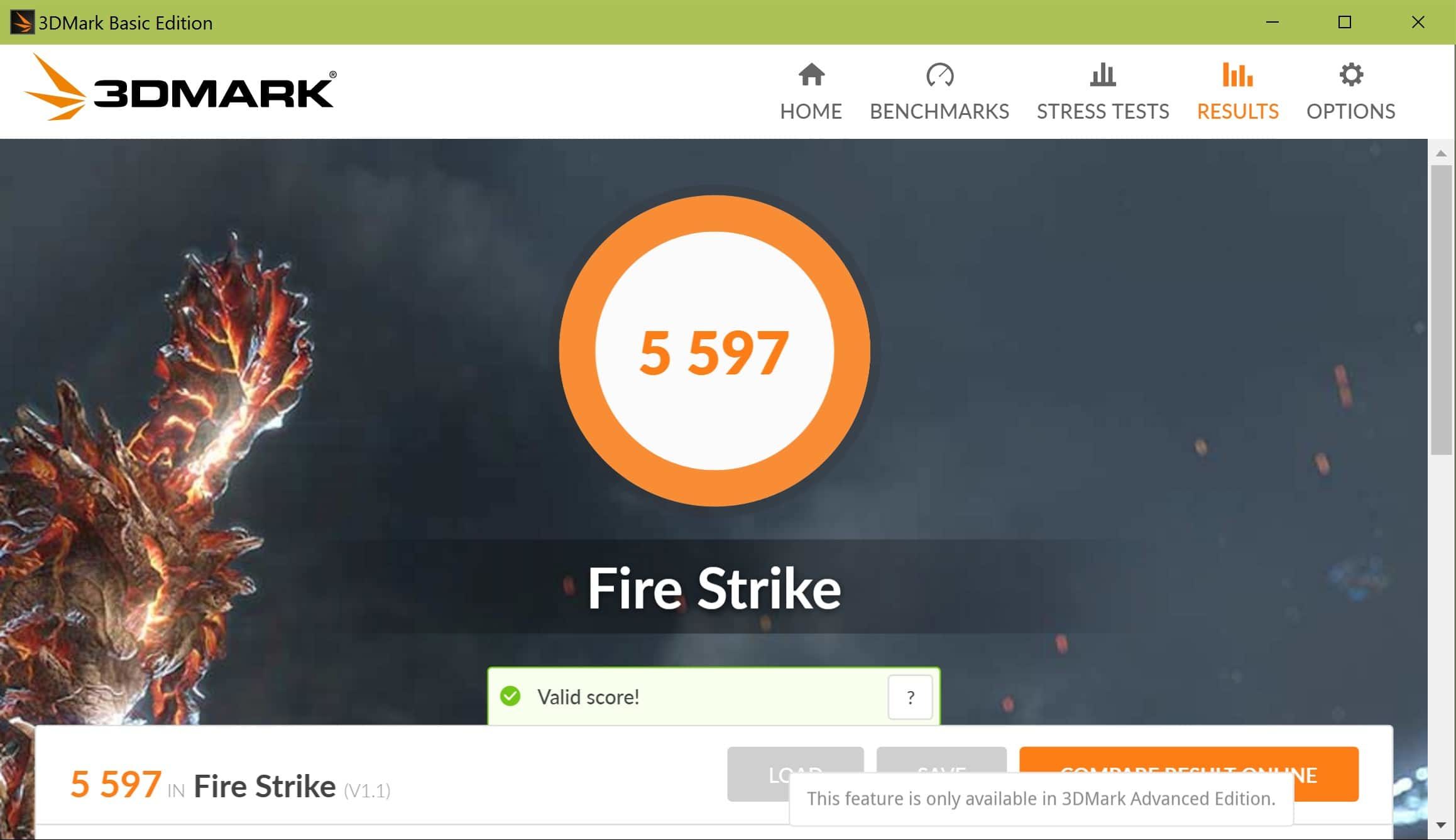 firestrike 1 score