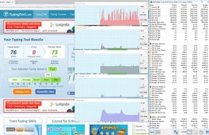 perf temps typing