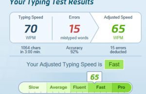 typing speed