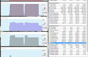 perf temps cinebench 1