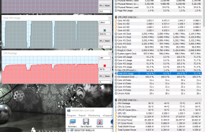 perf temps cinebench 5