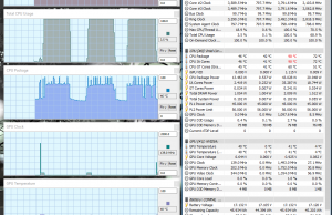 performance temps cinebench