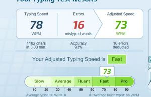 typing test