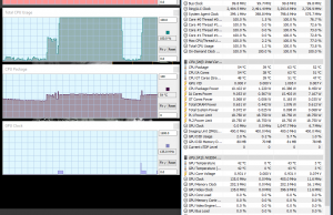 perf temps cinebench 1