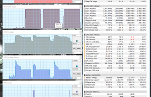 perf temps cinebench 4