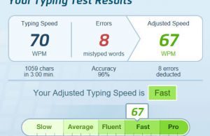 typing speed