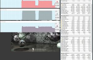 perf temps cinebench battery