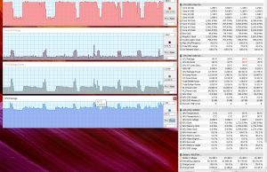 perf temps gaming mordor multiple runs