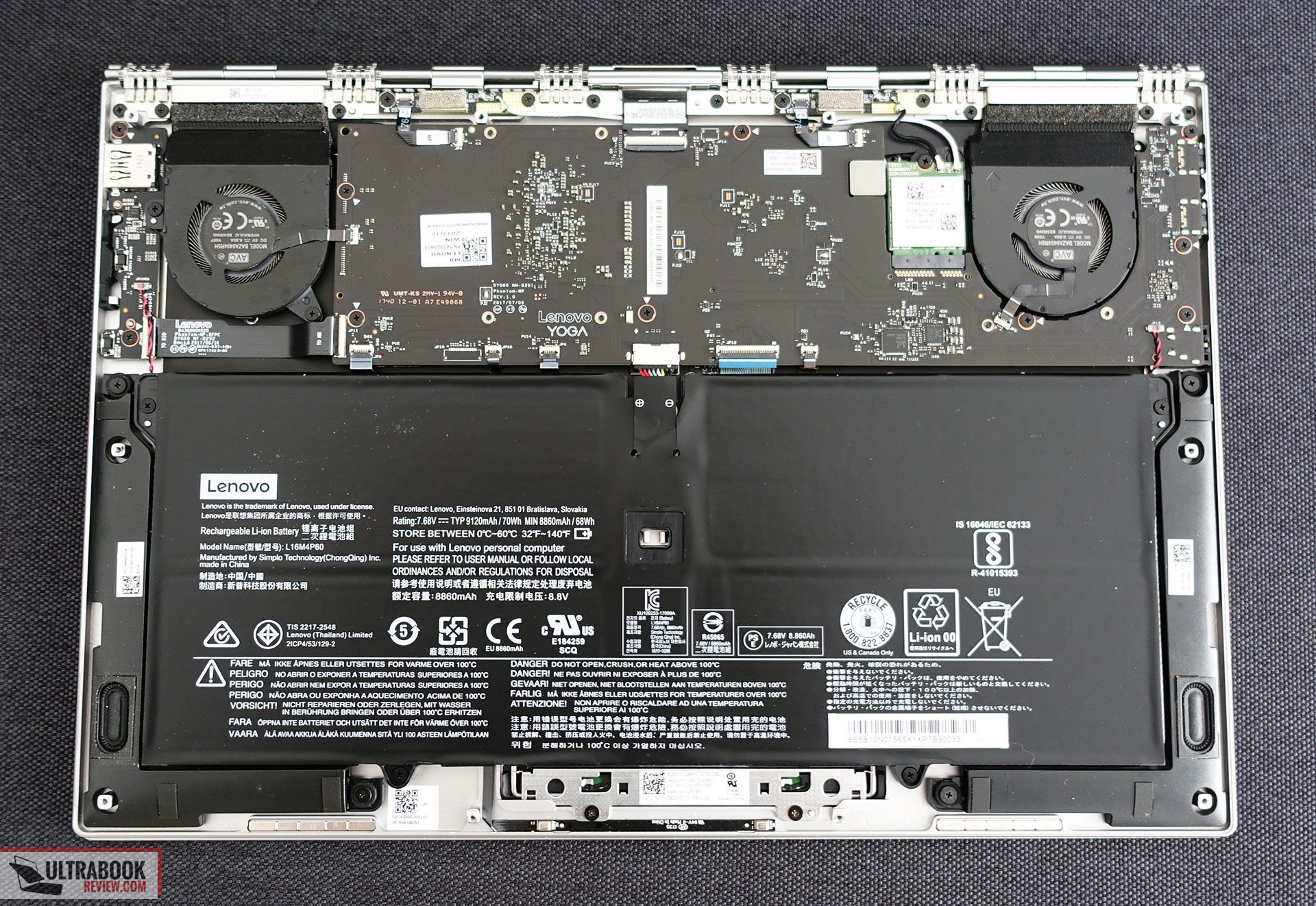 Lenovo Yoga 920-13IKB Glass Vibes review (Core i7-8550U, Intel UHD 620)