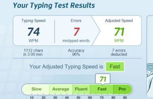 typing test