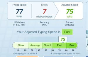 typing test