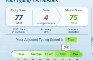 typing test