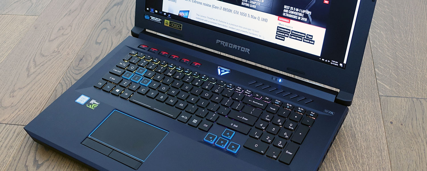 Acer Predator Helios 500 review (PH517-51 model - Core i9, GTX 1070)