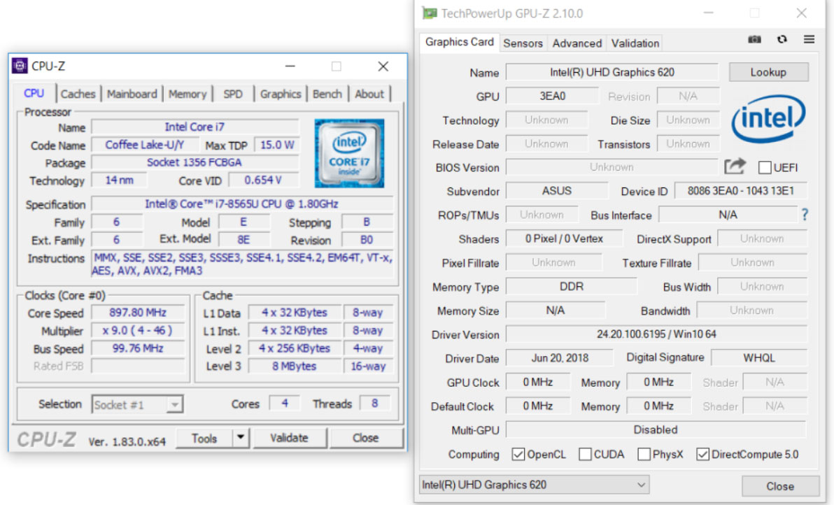 Intel Core I7 8565u Benchmarks Whiskey Lake U Vs I7 8550u I5 65u And Others