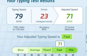 typing test