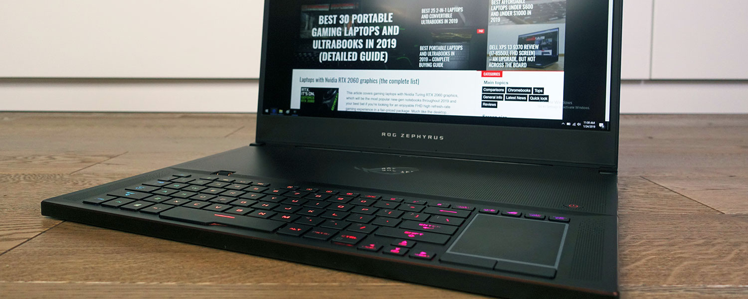 Asus ROG Zephyrus S GX701 review (GX701GX model – Core i7, RTX 2080 100W)