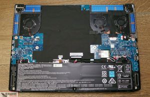 Acer Predator Triton 500 - internals disassembly