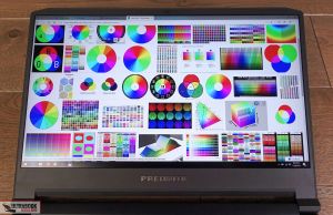 Acer Predator Triton 500 - screen and colors