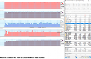 perf temps gaming battlefield5 undervolted