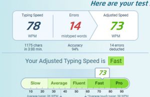 typing test