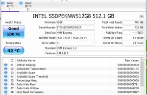 storage ssd diskinfo