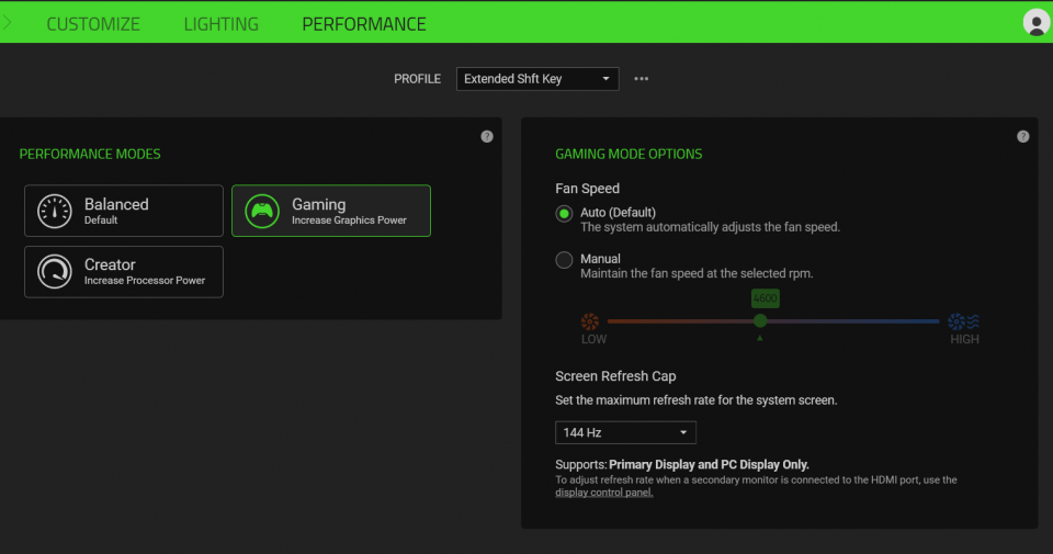 Razer Blade Fan Settings _ How to adjust the power settings on the ...