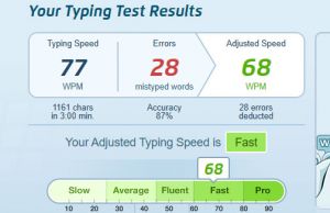 typing test