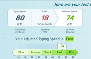 typing test