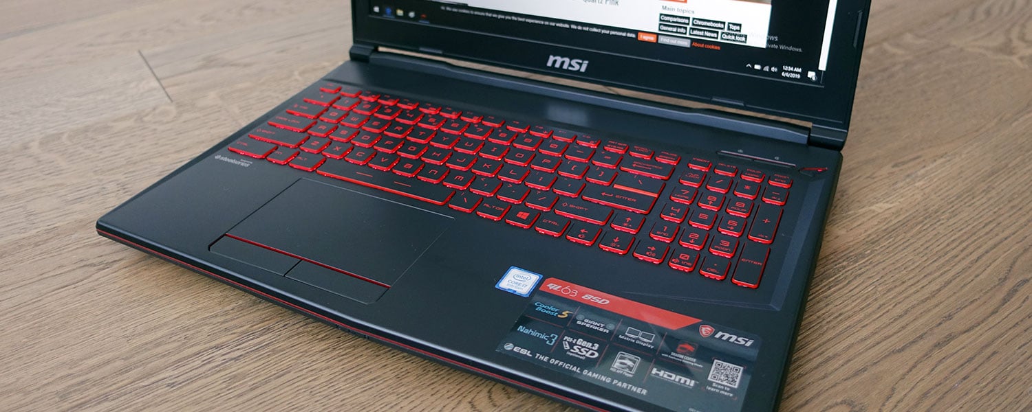 MSI GL63 15-inch laptop review (Core i7, GTX 1660Ti)