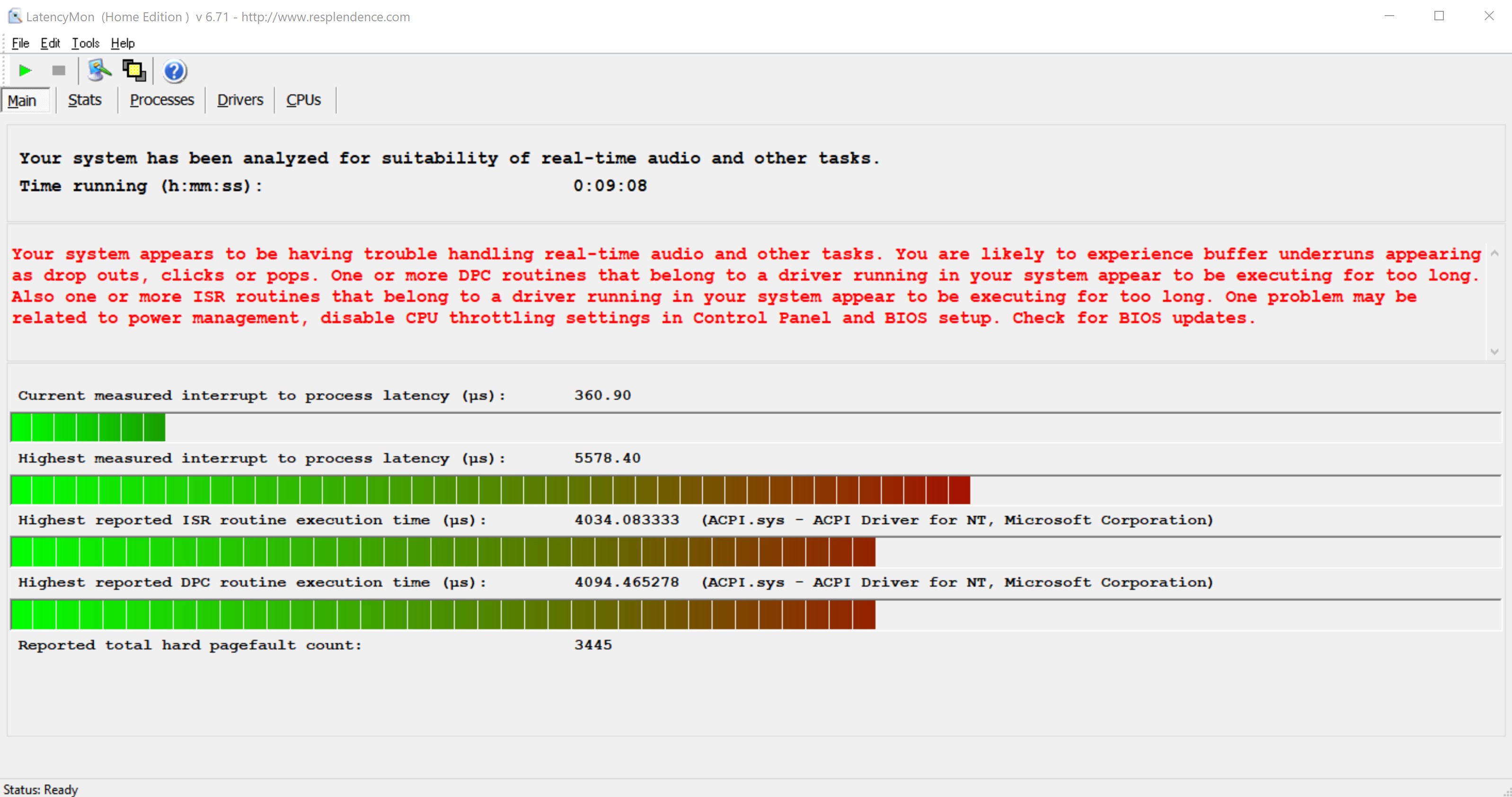 Dell XPS 15 7590 - latency and DPC