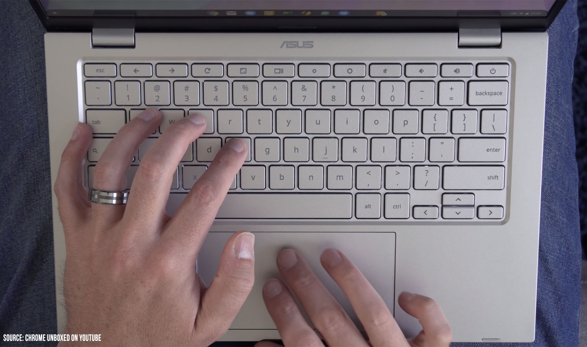 chromebook c425 clickpad keyboard