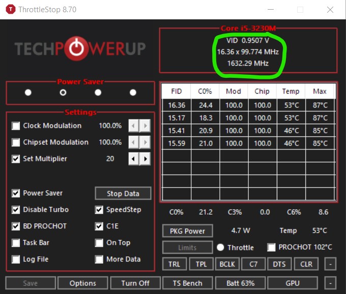 Intel Cpu Max Temperature Chart