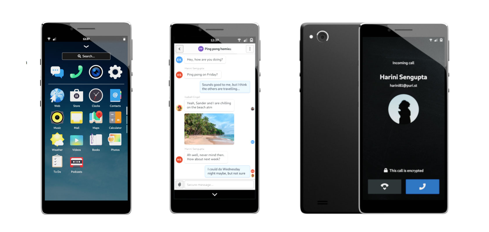 The first batch of Librem 5 phones is on its way to customers. Image via Purism
